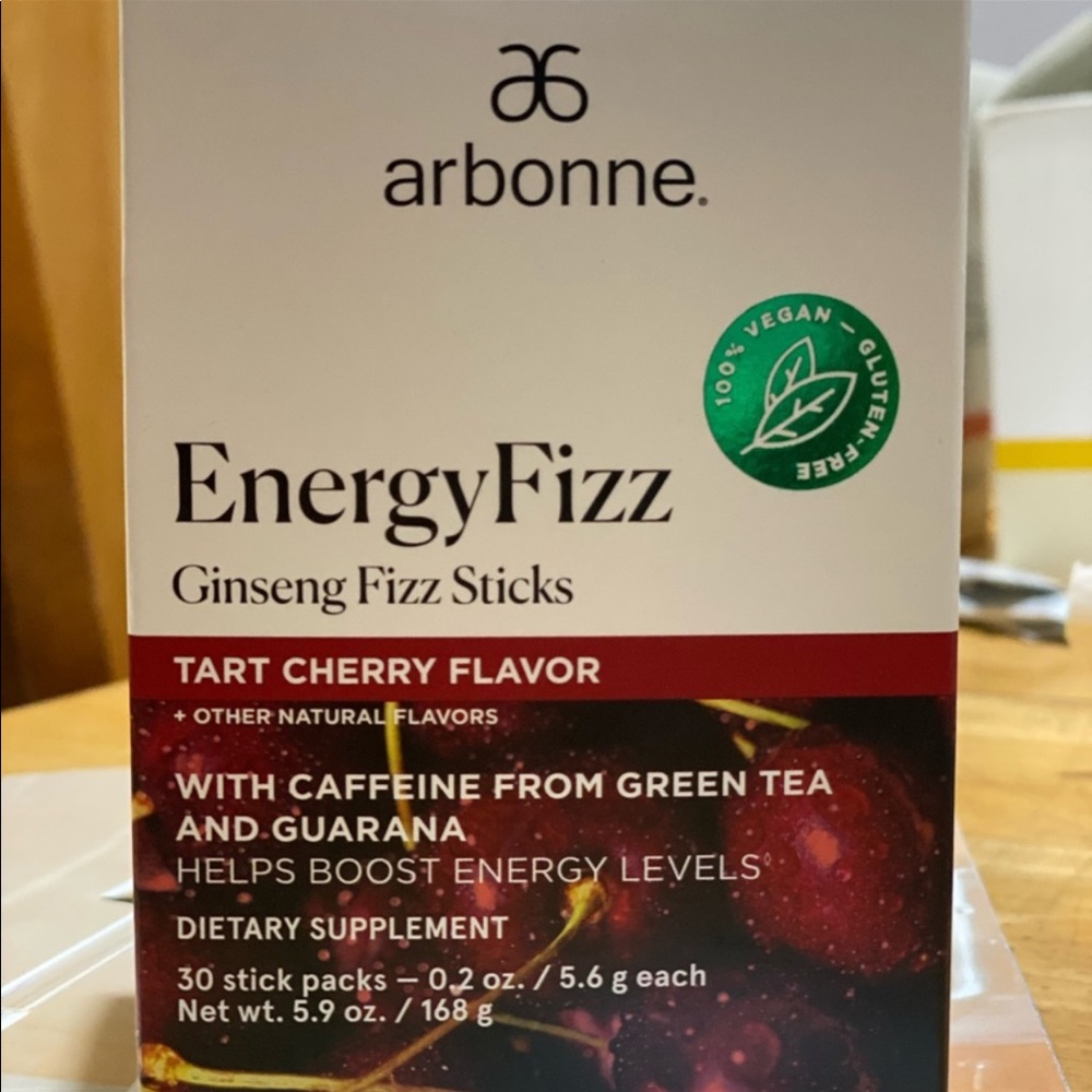 Limited edition ARBONNE TART CHERRY fizz sticks🍒